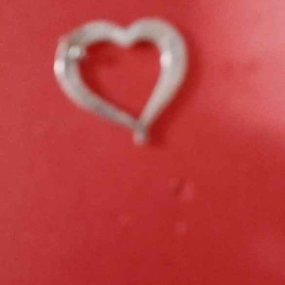 FLOATING HEART PENDANT 2 TONE METAL ON ONE SIDE SAYS "SOME DAYS LOOK BETTER UPSI - Picture 3 of 5